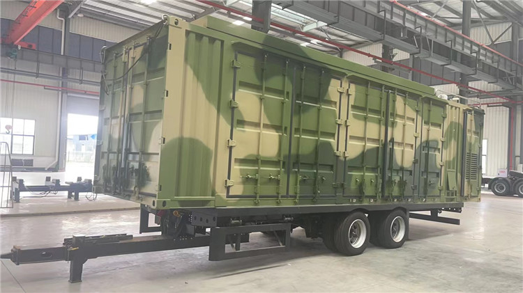 按客户要求30kw柴油发电机给军车做的一样的颜色